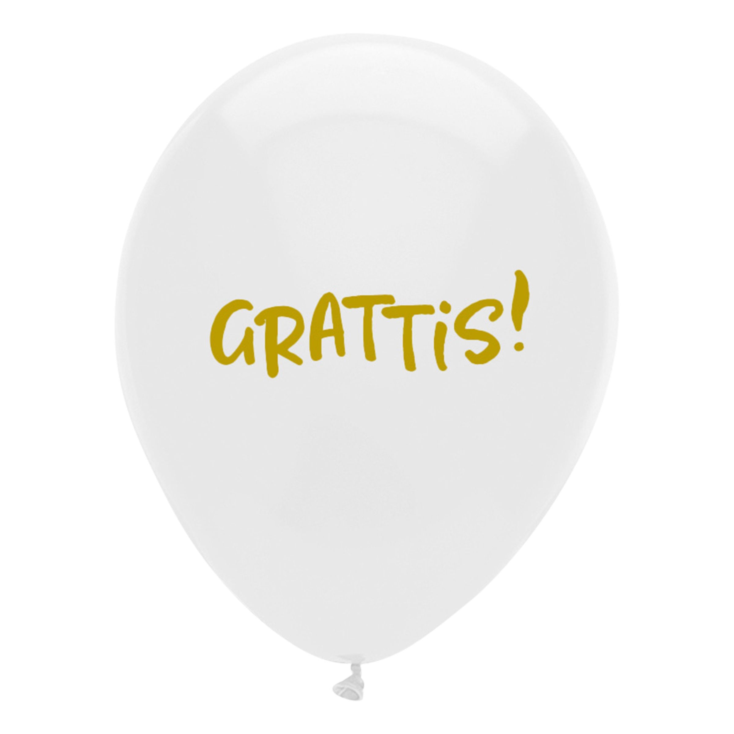 Ballonger Grattis - 6-pack