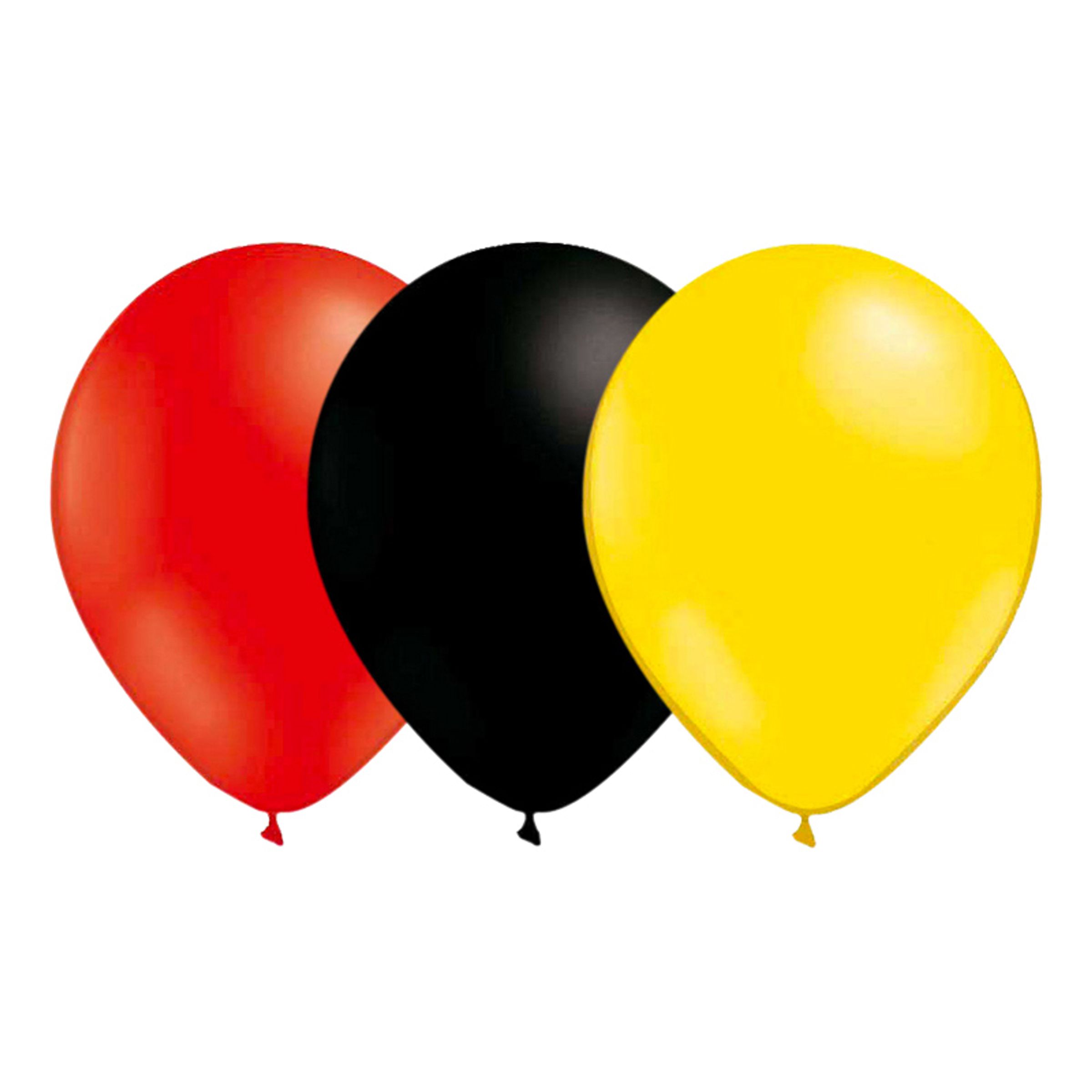 Ballongkombo Röd/Svart/Ljusgul - 15-pack