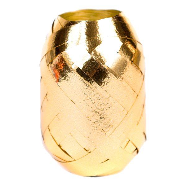 Ballongsnöre Metallic Guld - 20m * 7mm