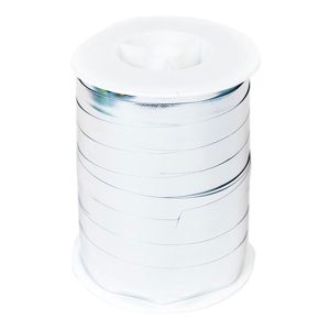Ballongsnöre Metallic Silver - 250m x 10mm