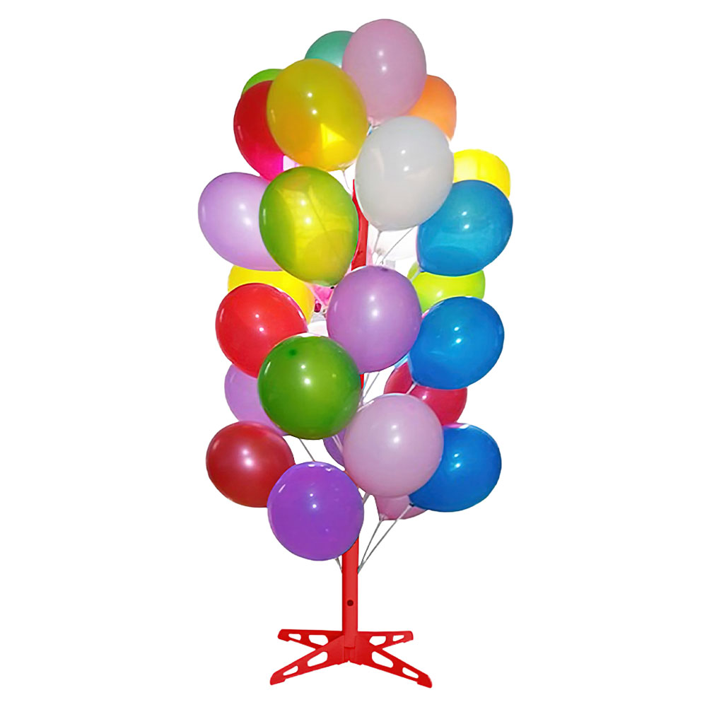 Ballongställ Röd