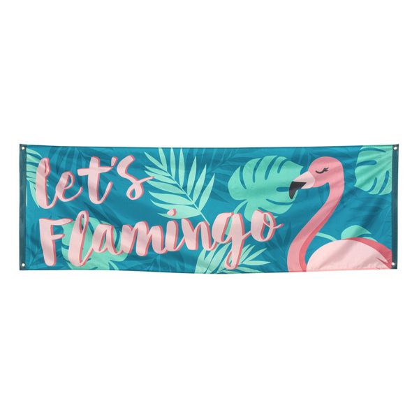 Banderoll Let&apos;s Flamingo