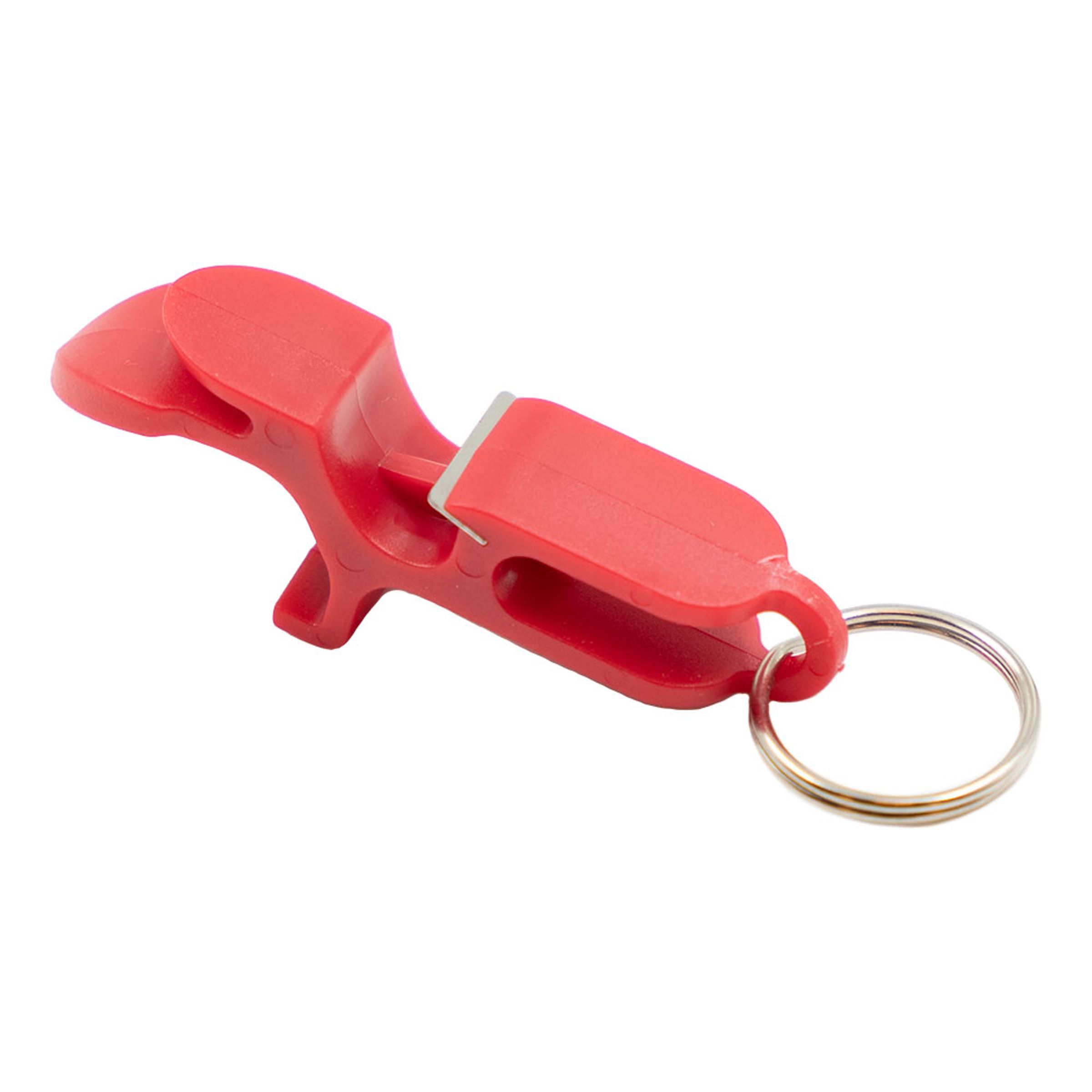 Shotgun Kapsylöppnare på Nyckelring - Röd