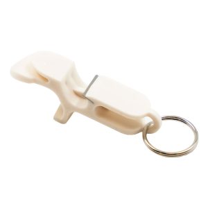 Shotgun Kapsylöppnare på Nyckelring - Vit