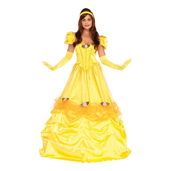 Belle Balklänning Deluxe Maskeraddräkt - X-Large