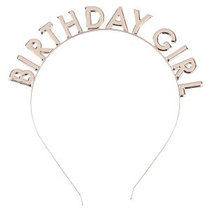 Birthday Girl Diadem Roséguld