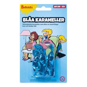 Blåa Karameller Skämtgodis