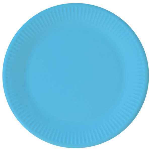 Blåa Pappassietter Solid Color