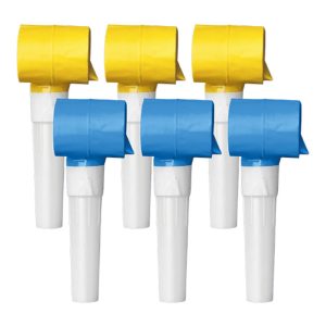 Blåsormar Blå/Gul - 6-pack
