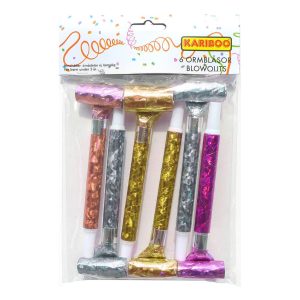 Blåsormar Hologram Flerfärgade - 6-pack