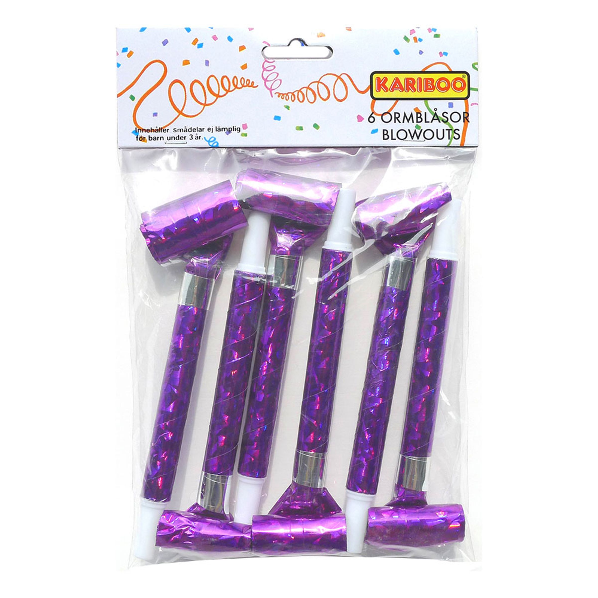 Blåsormar Hologram Lila