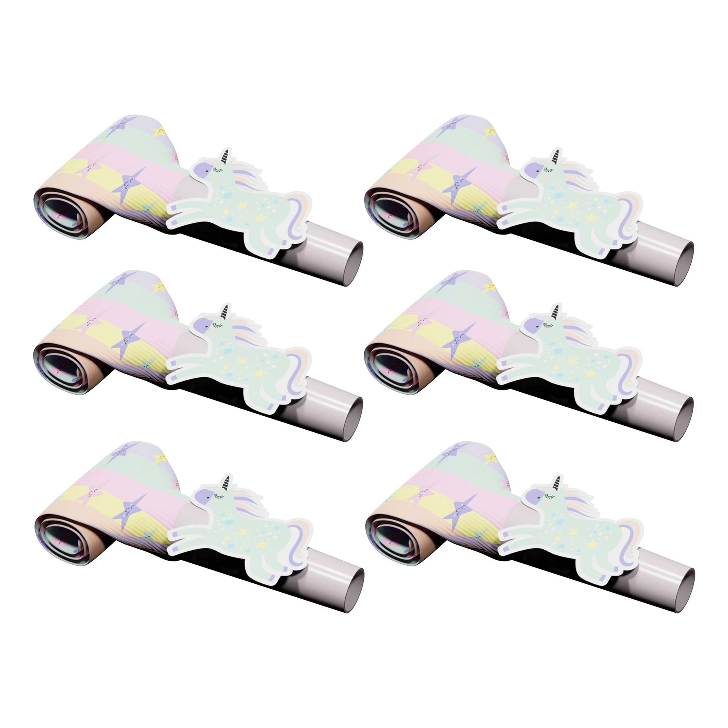Blåsormar Unicorns & Rainbows - 6-pack