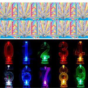 Blinkande Ljusstake med Tårtljus