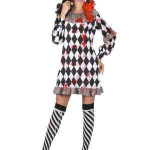 Blodig Clown Klänning