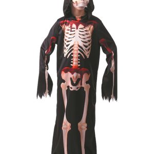 Bloody Skeleton Maskeraddräkt Barn