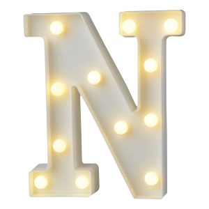 Bokstav med LED-Belysning - Bokstav N