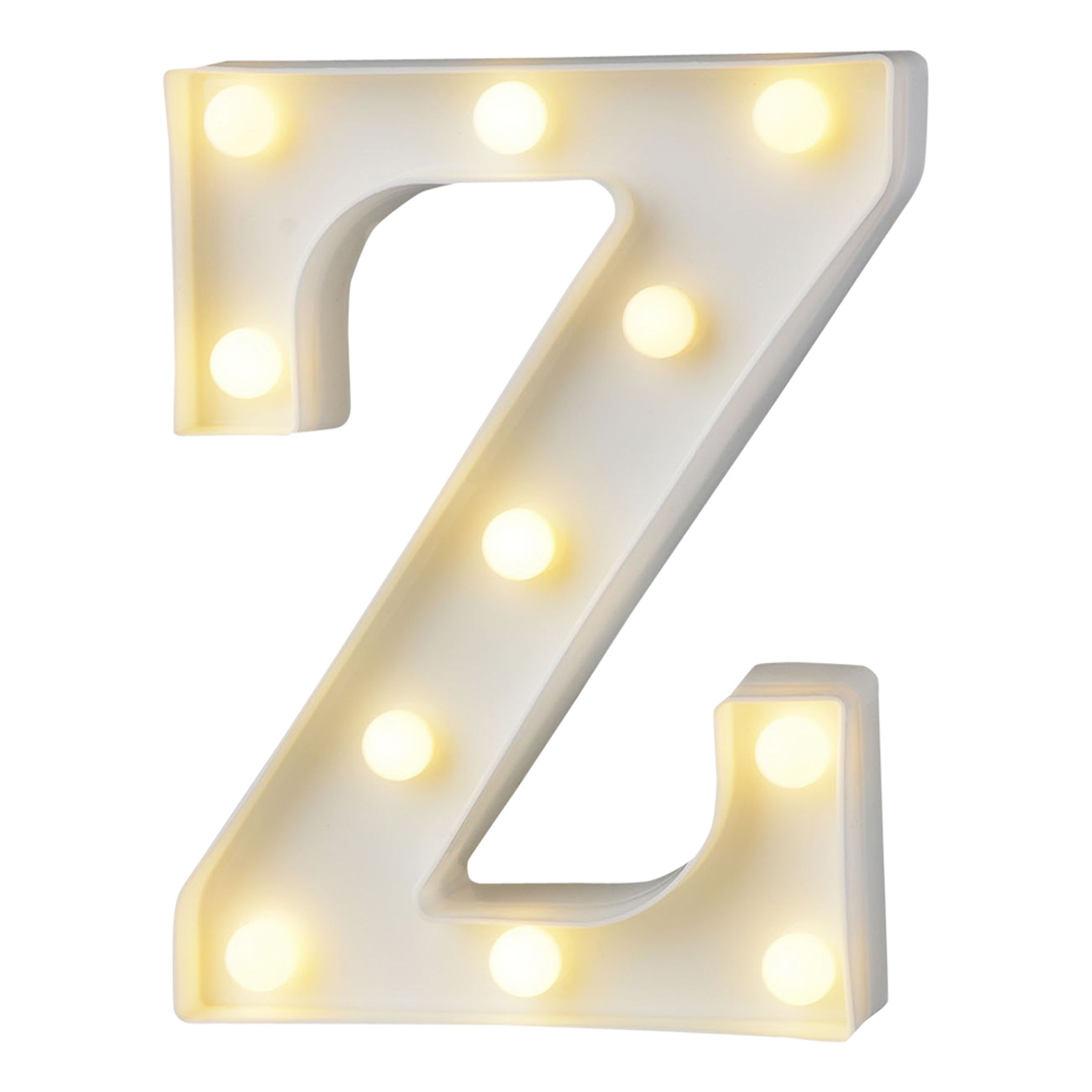 Bokstav med LED-Belysning - Bokstav Z