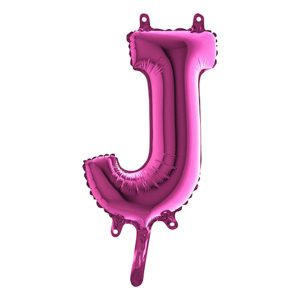 Bokstavsballong Mini Rosa - Bokstav J