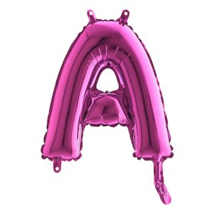 Bokstavsballong Mini Rosa - Bokstav A