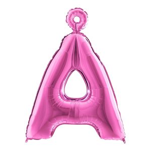 Bokstavsballong Rosa - Bokstav Å