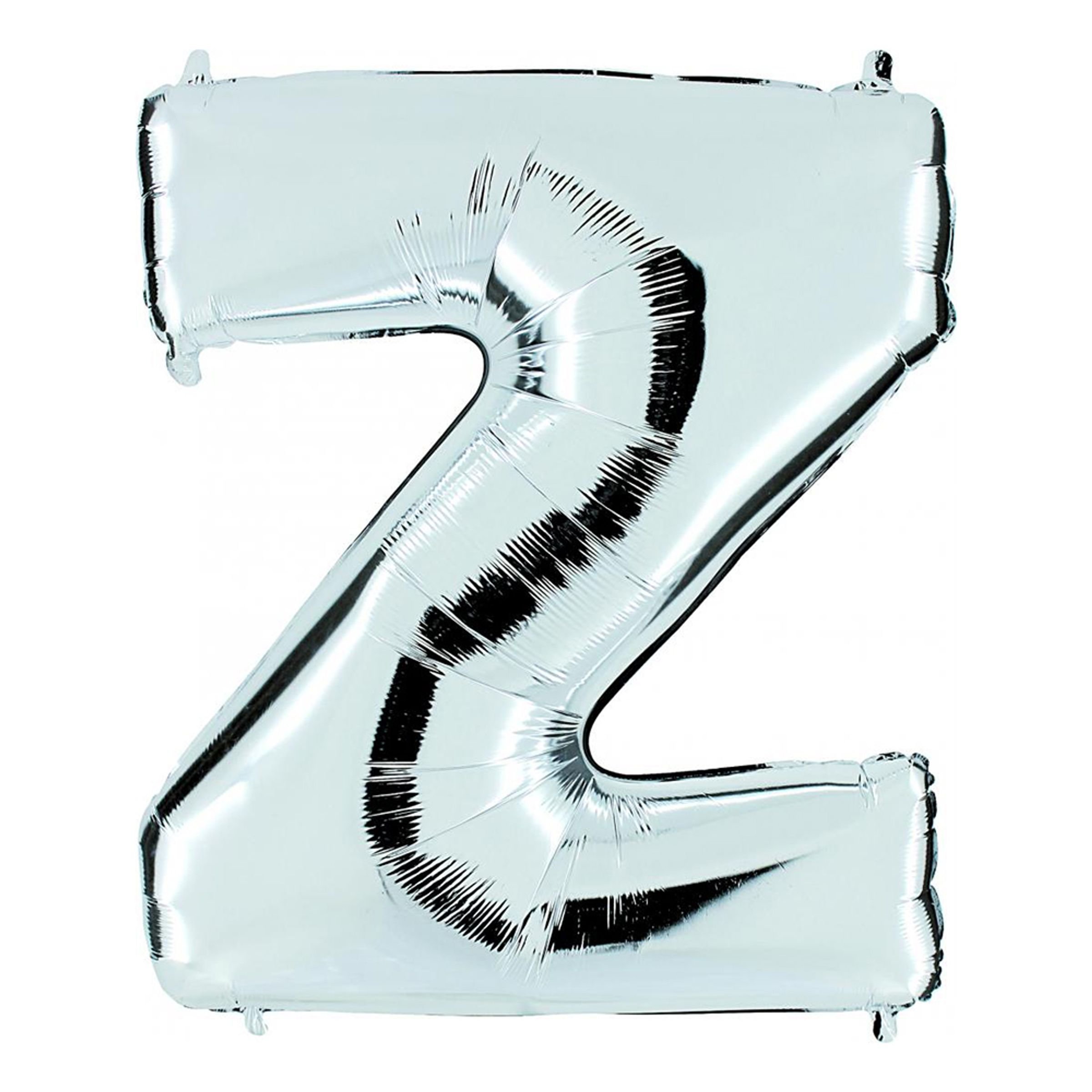 Bokstavsballong Silver Metallic - Bokstav Z