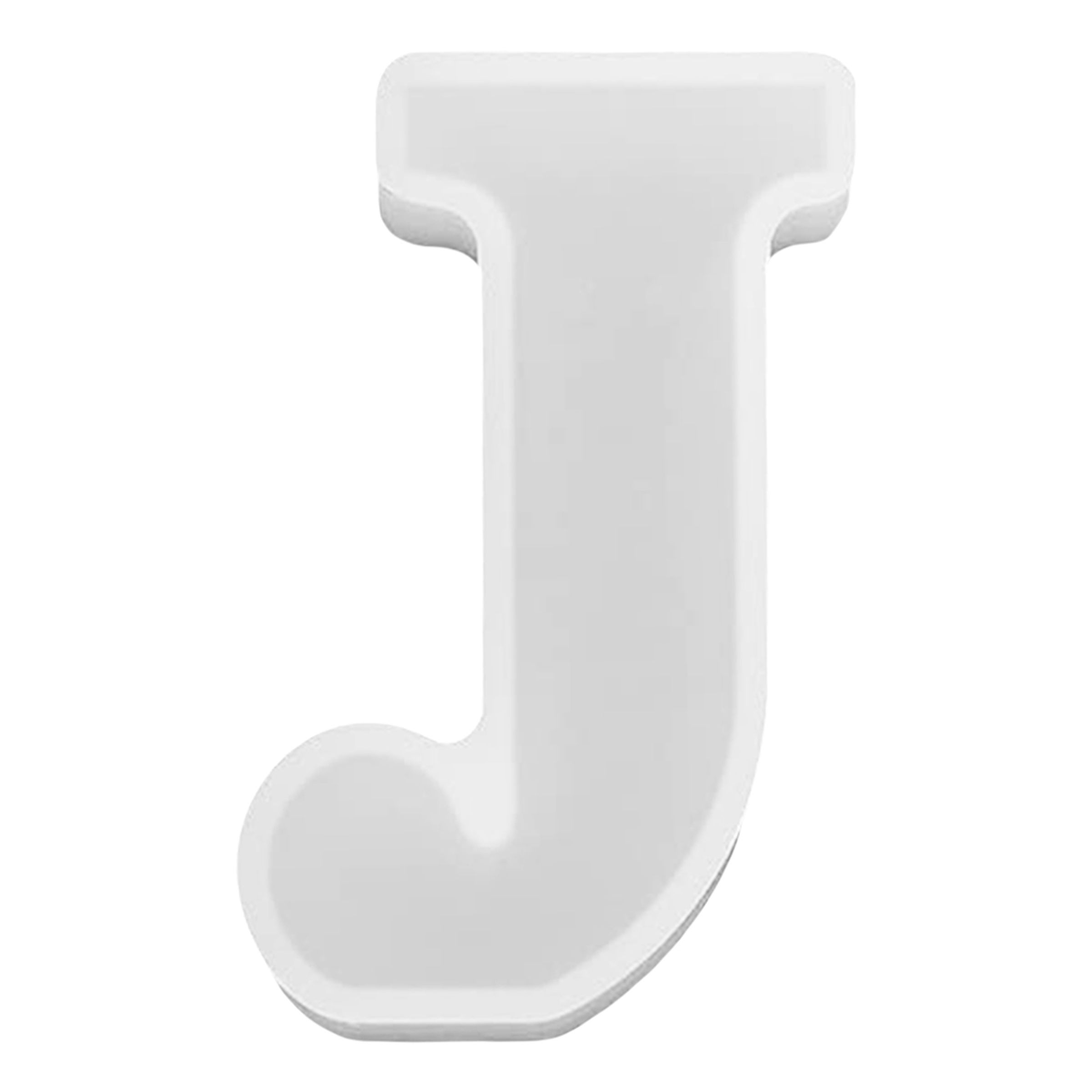 Bokstavsform i Silikon - Bokstav J