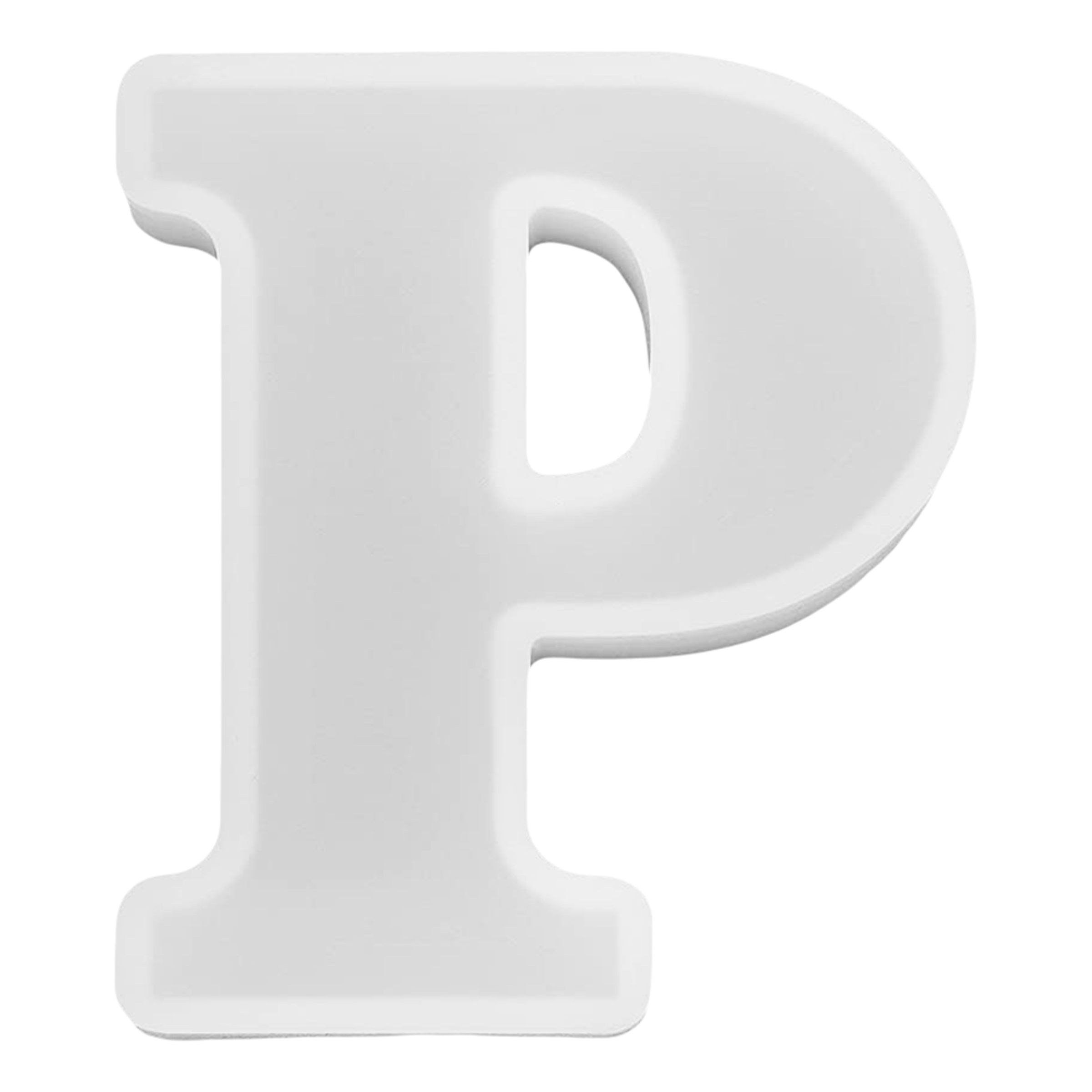 Bokstavsform i Silikon - Bokstav P