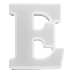 Bokstavsform i Silikon - Bokstav E