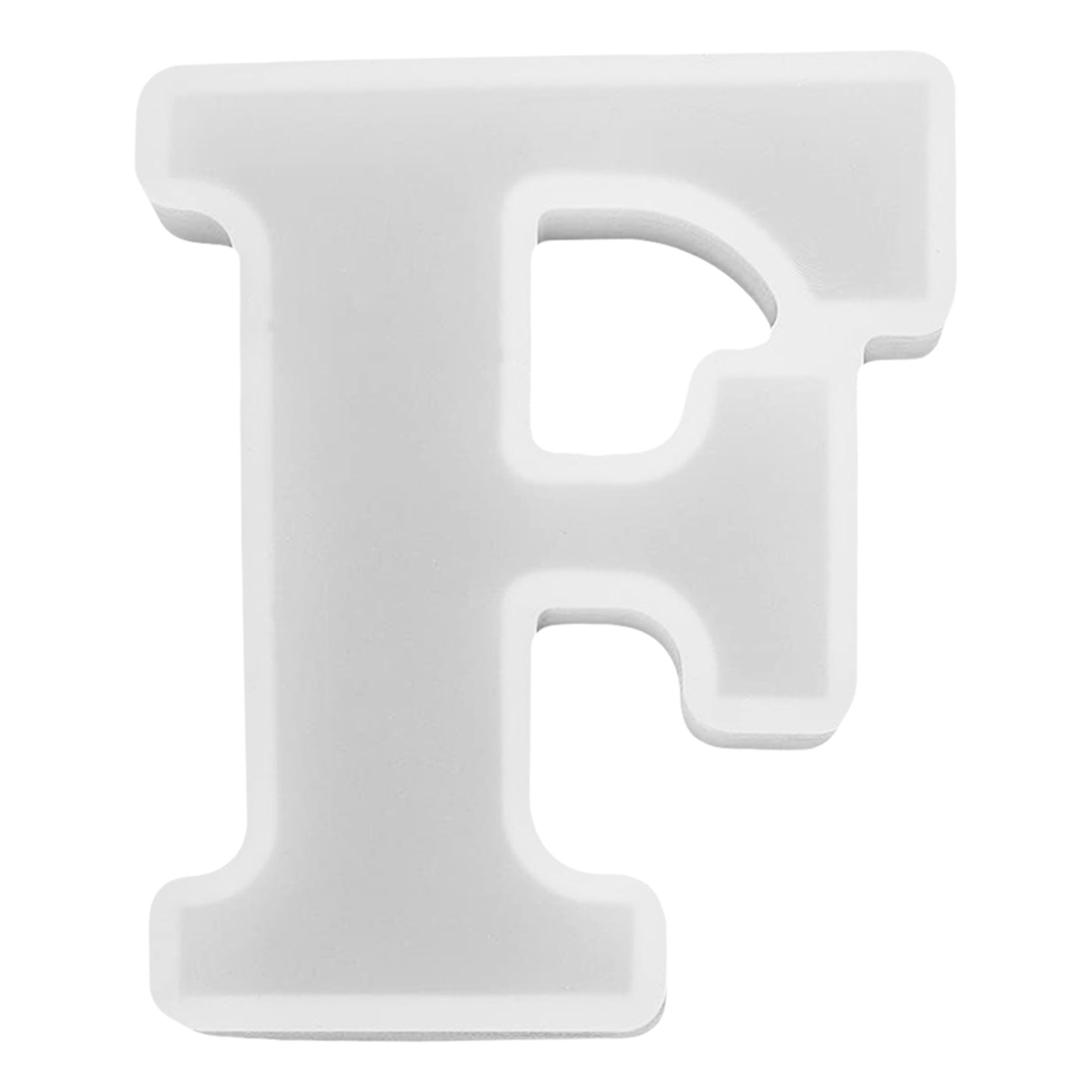 Bokstavsform i Silikon - Bokstav F