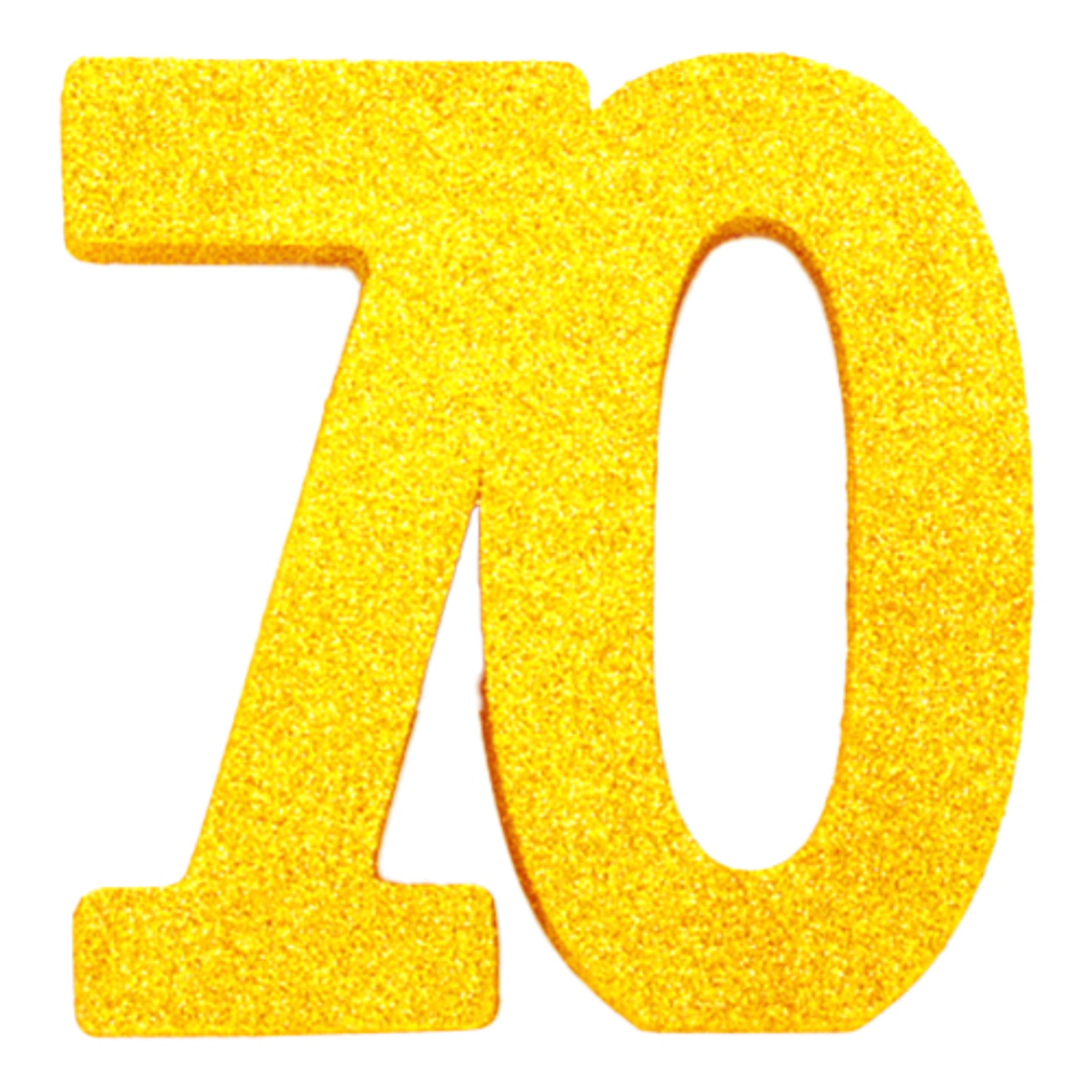 Bordsdekoration Siffra Guld - Siffra 70