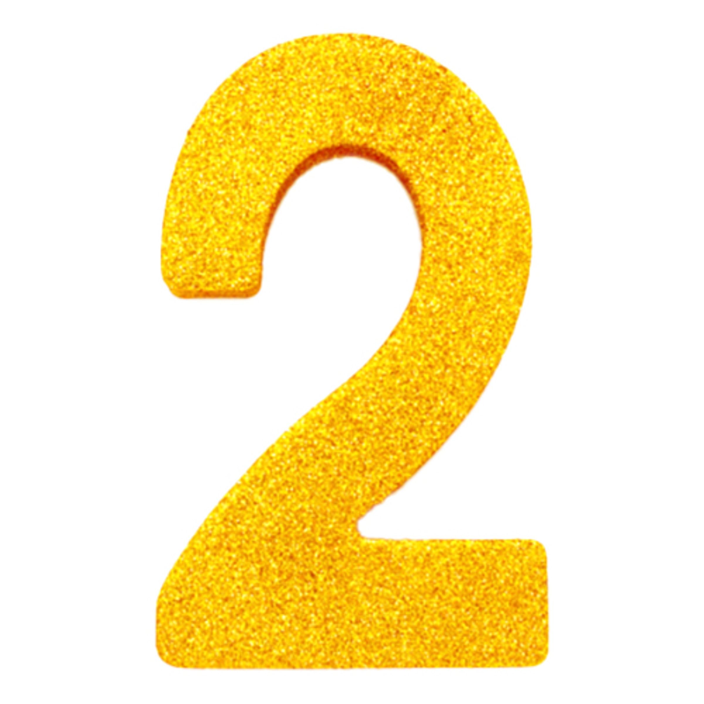 Bordsdekoration Siffra Guld - Siffra 2