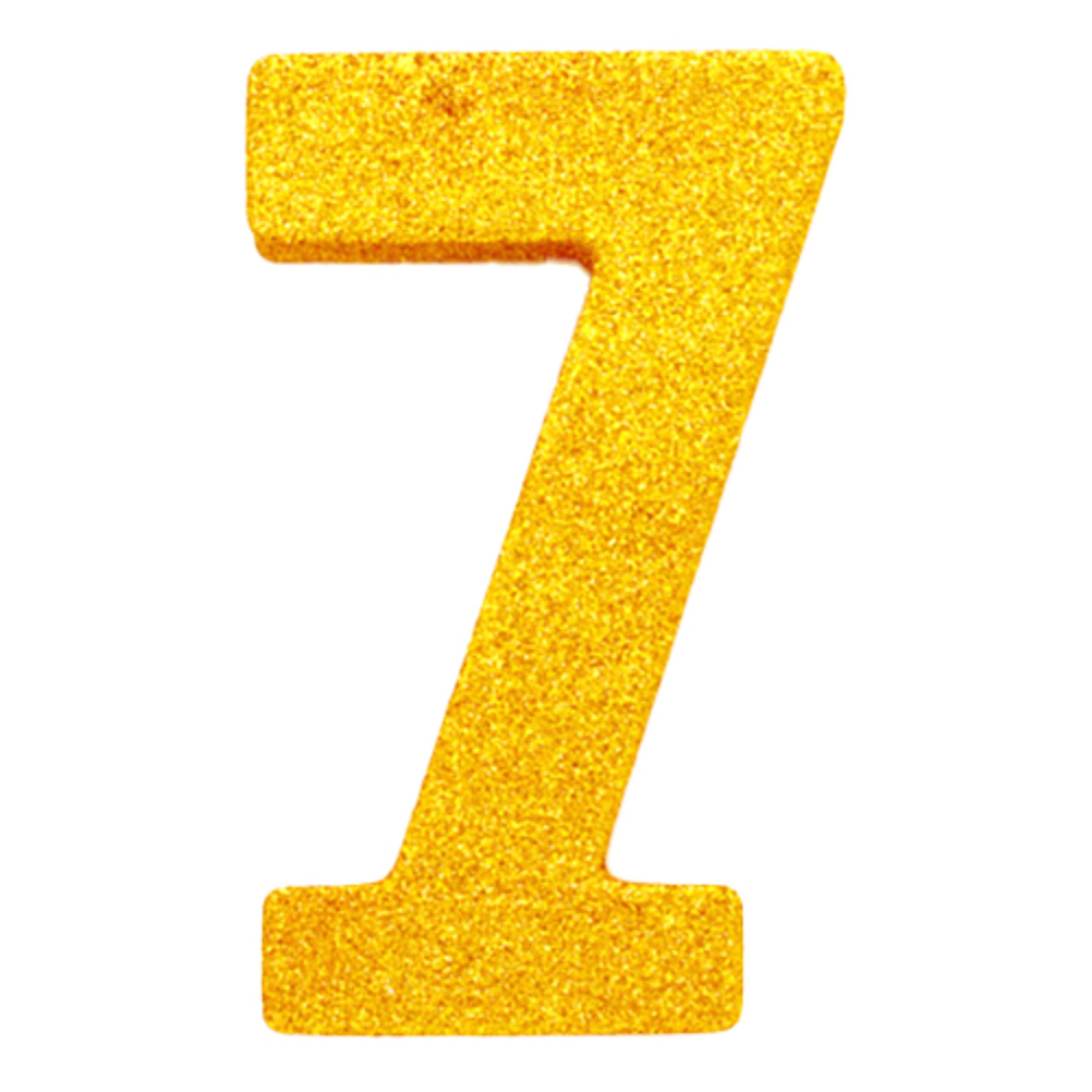 Bordsdekoration Siffra Guld - Siffra 7