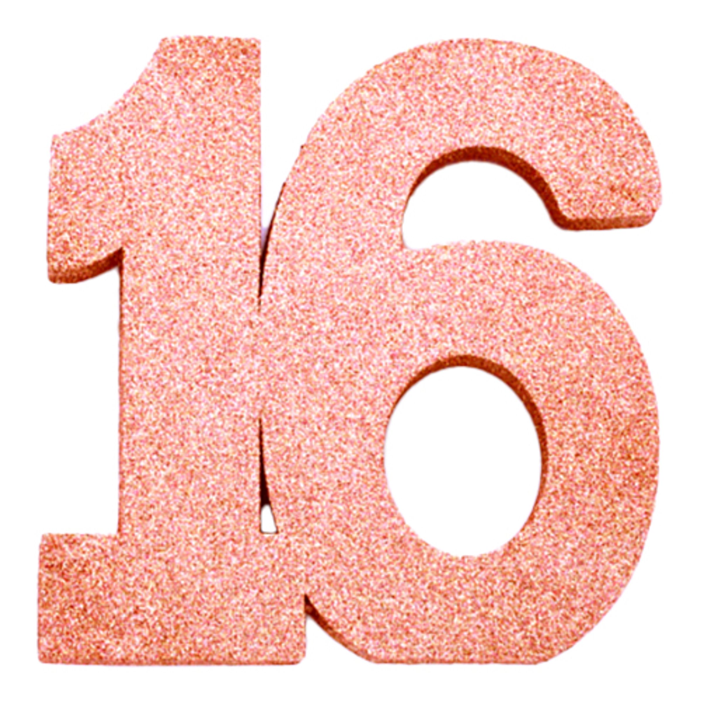 Bordsdekoration Siffra Roséguld - Siffra 16