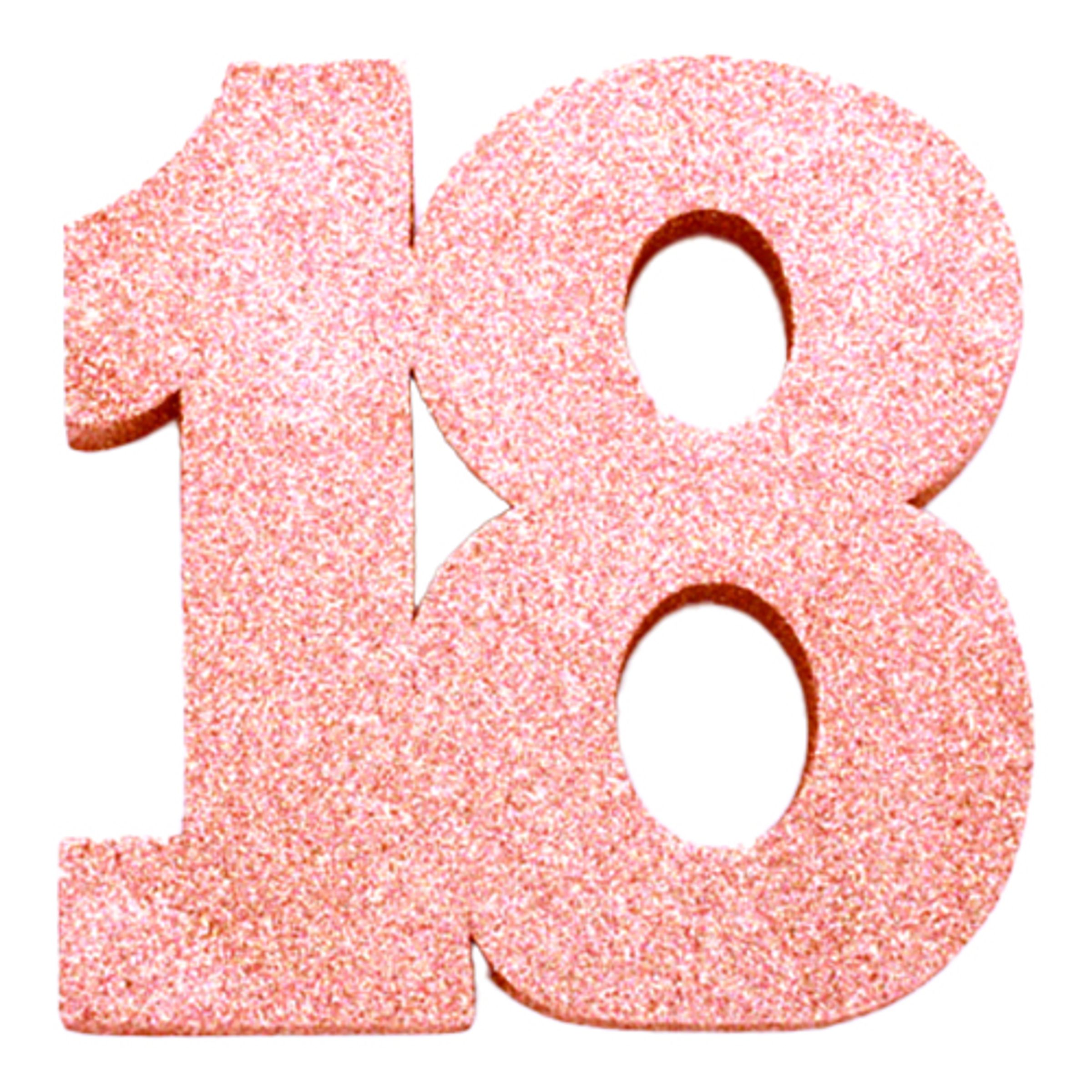 Bordsdekoration Siffra Roséguld - Siffra 18