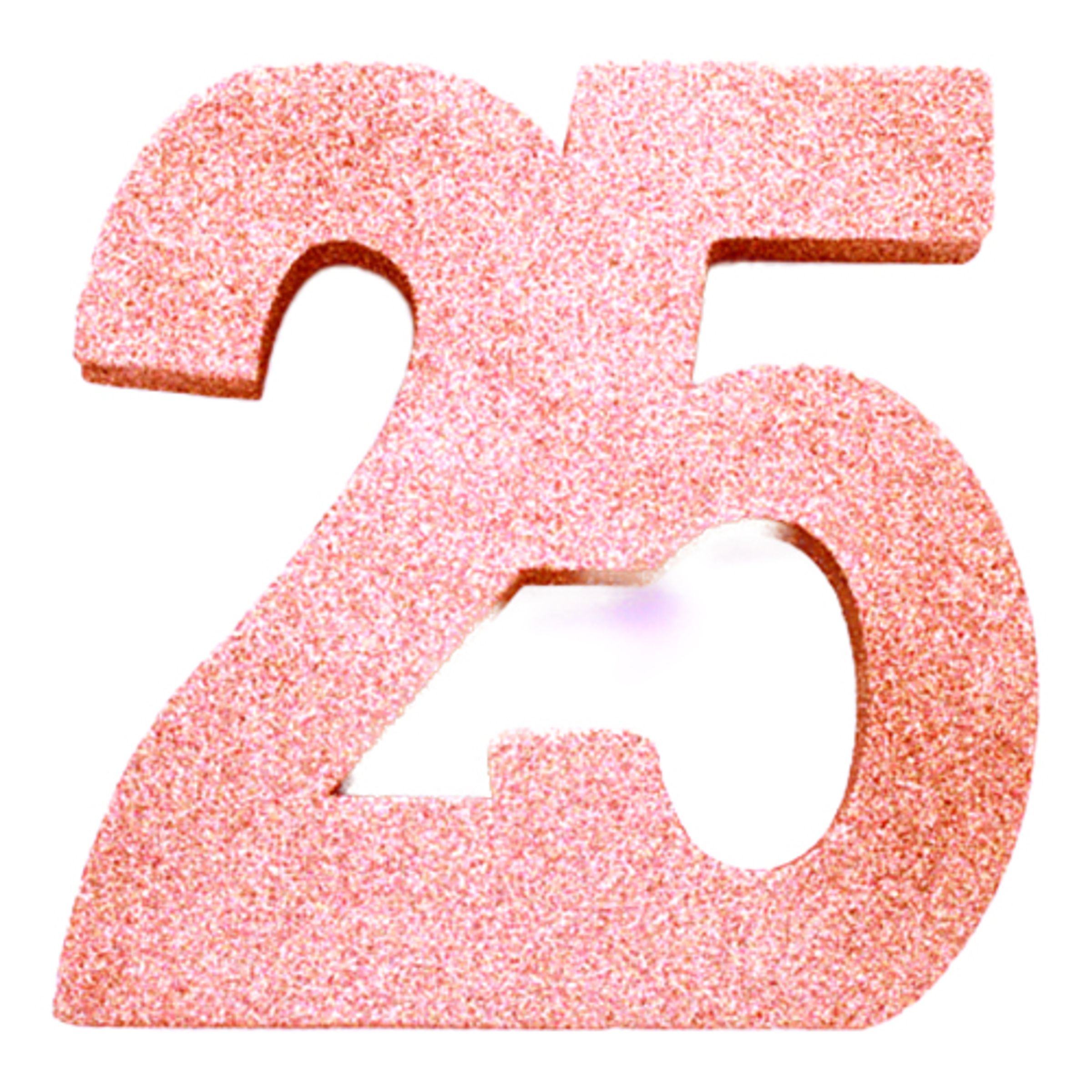 Bordsdekoration Siffra Roséguld - Siffra 25