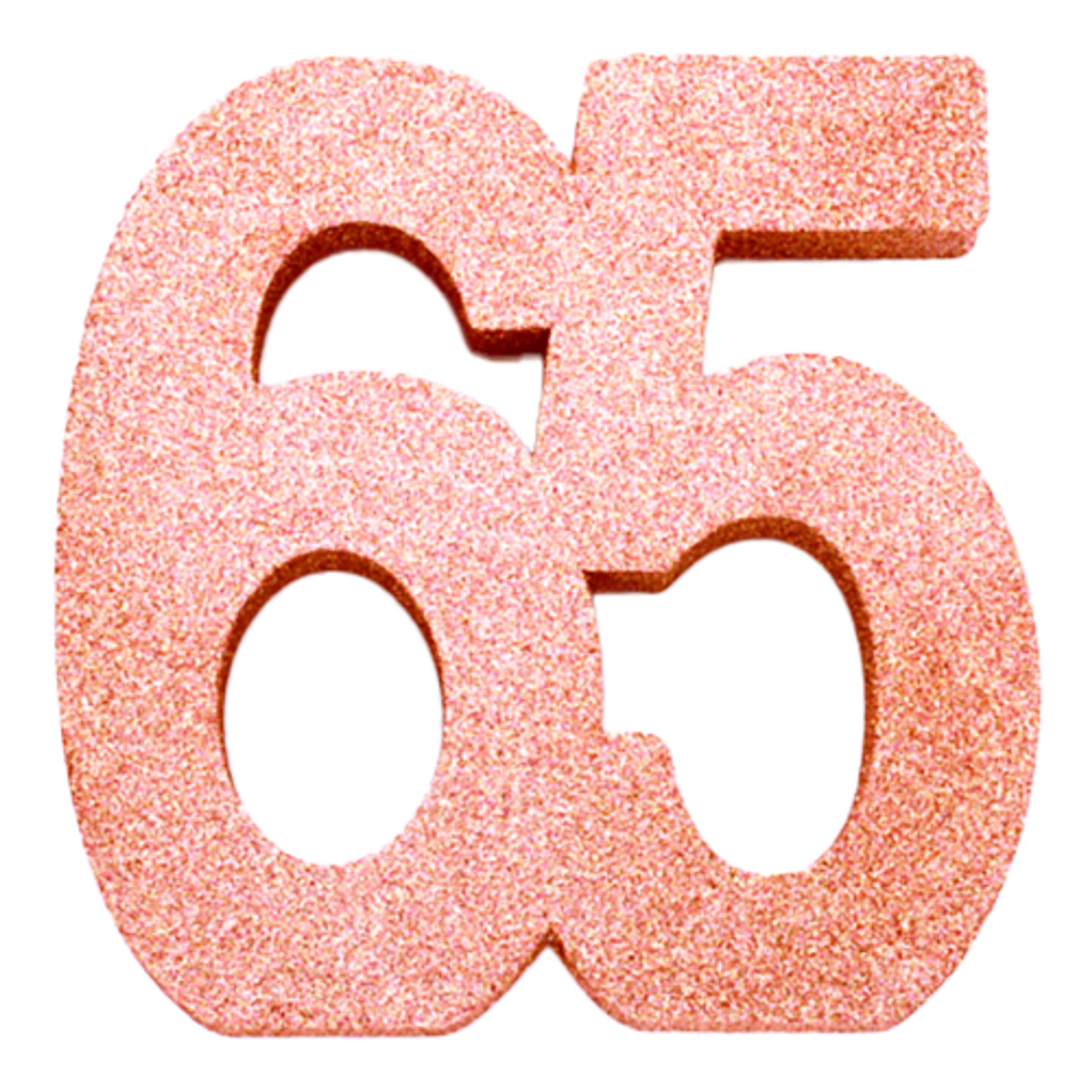 Bordsdekoration Siffra Roséguld - Siffra 65