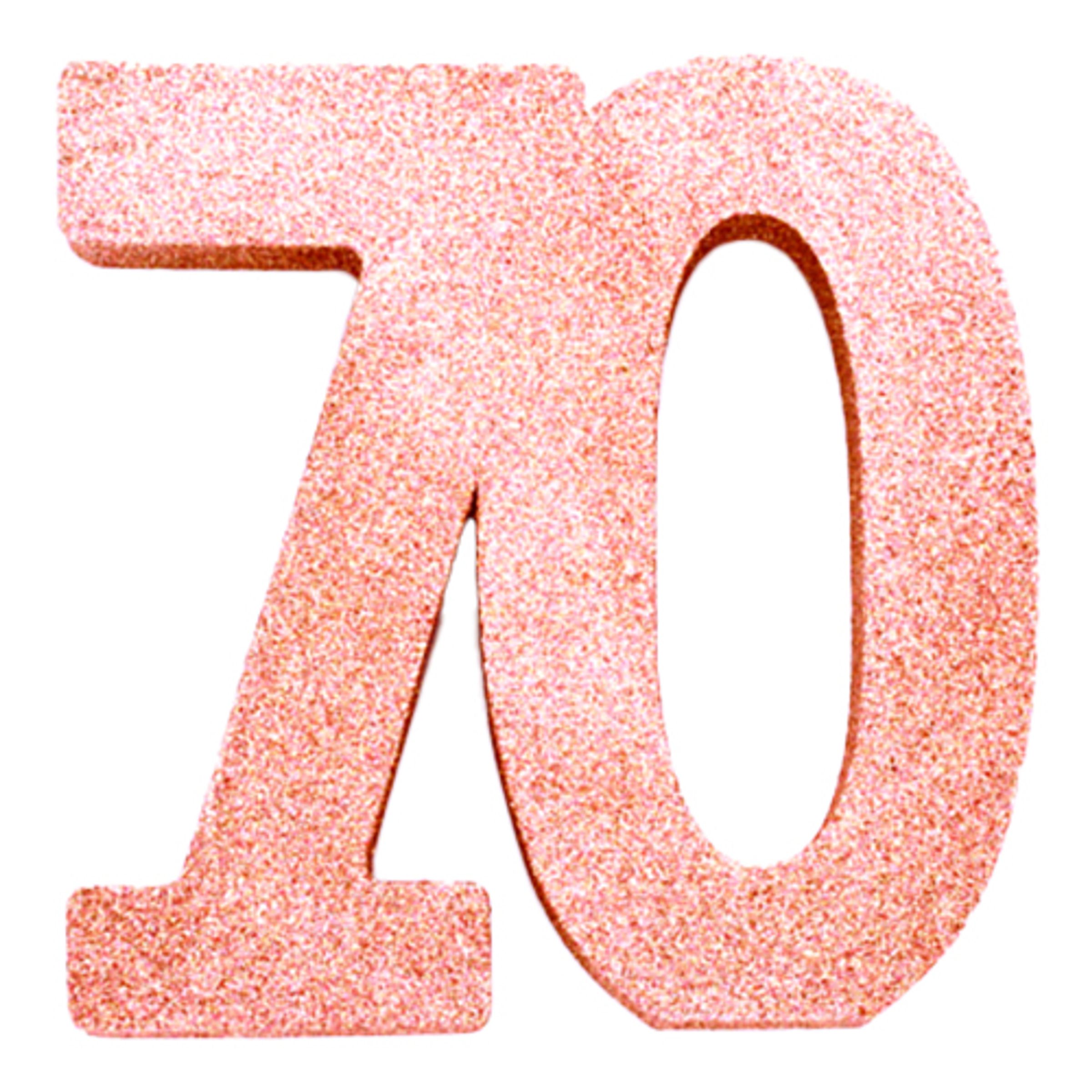 Bordsdekoration Siffra Roséguld - Siffra 70