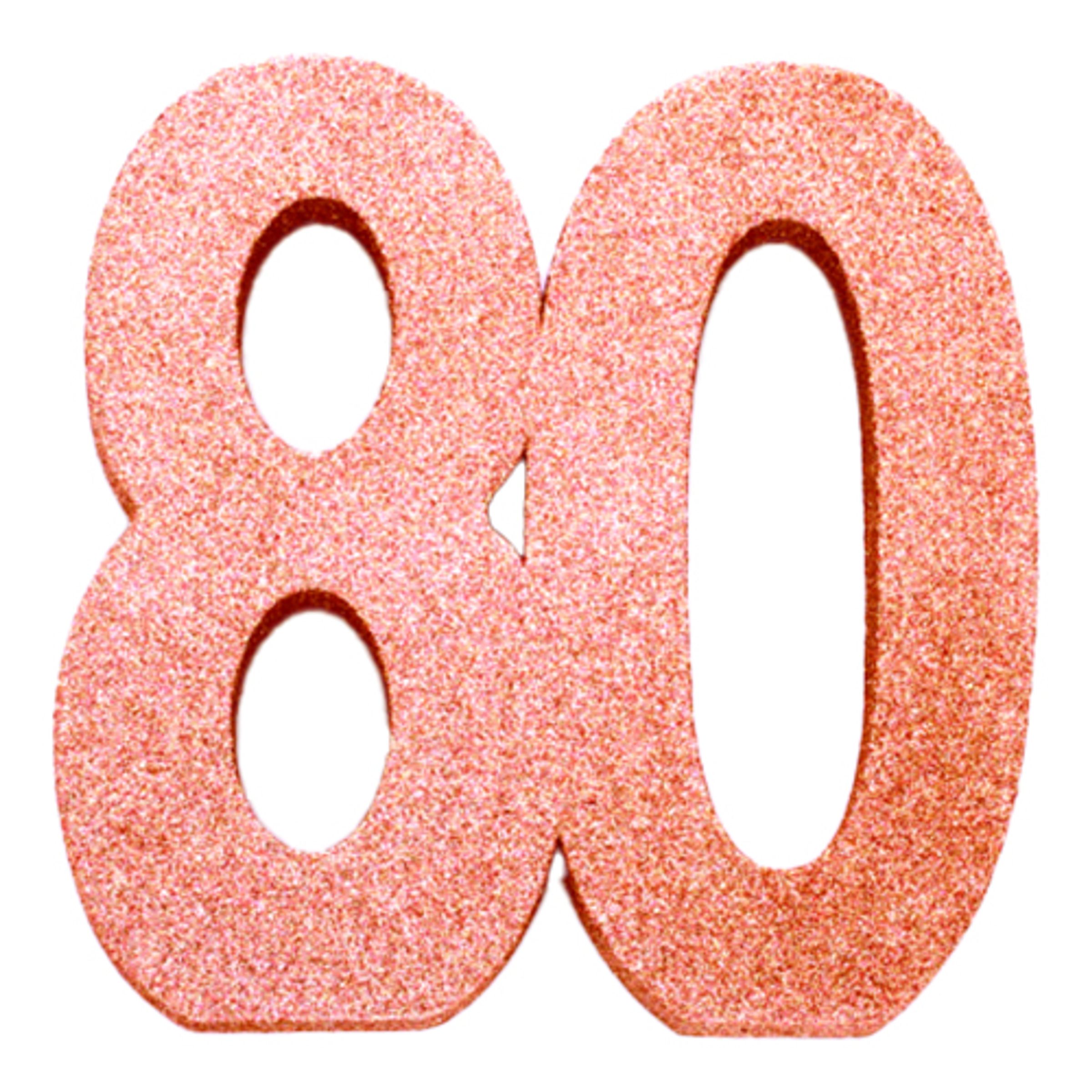 Bordsdekoration Siffra Roséguld - Siffra 80