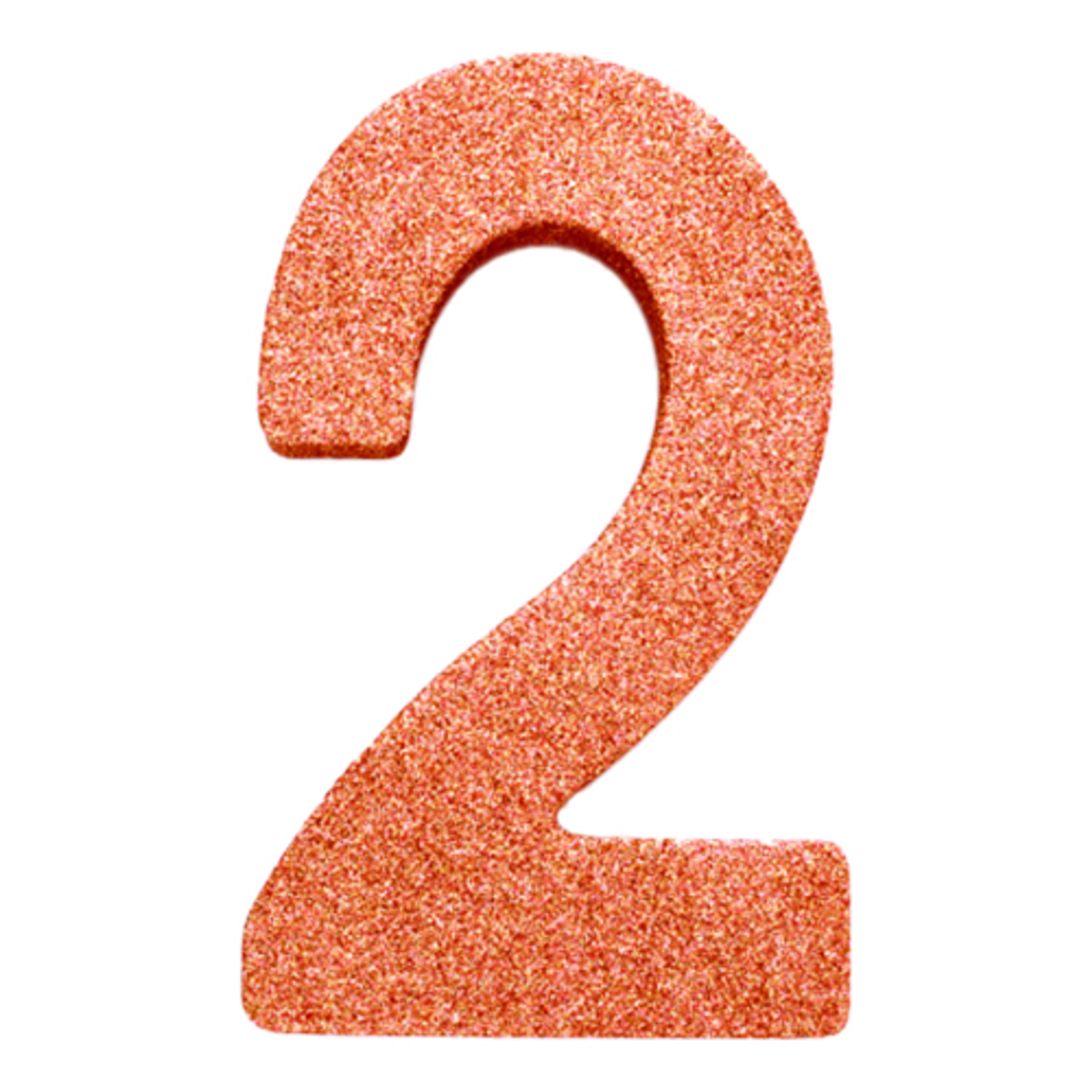 Bordsdekoration Siffra Roséguld - Siffra 2