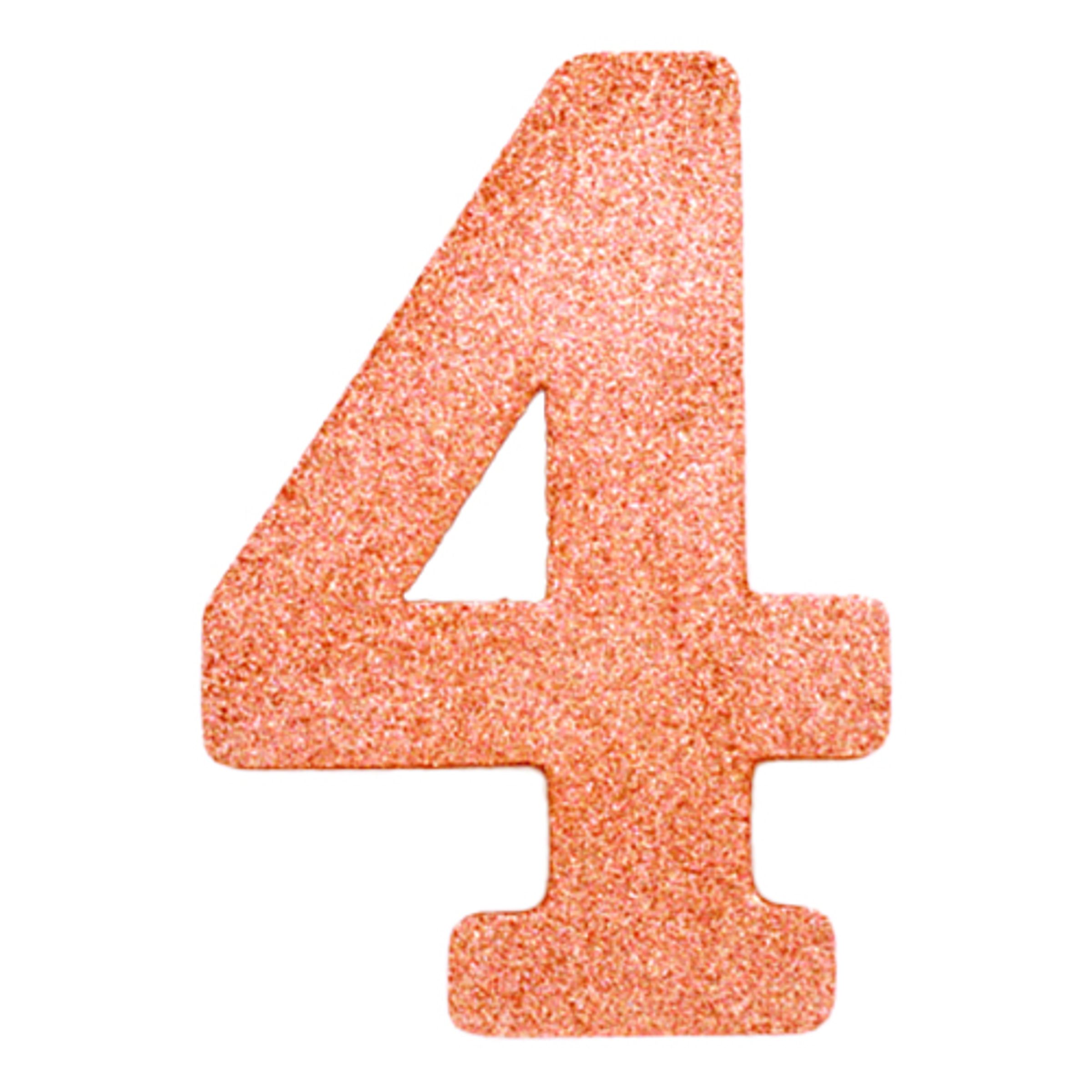 Bordsdekoration Siffra Roséguld - Siffra 4