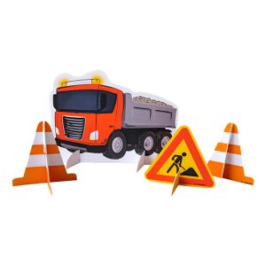 Bordsdekorationer Vägarbete