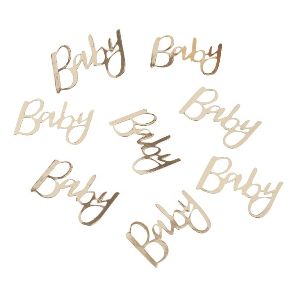 Bordskonfetti Oh Baby Guld