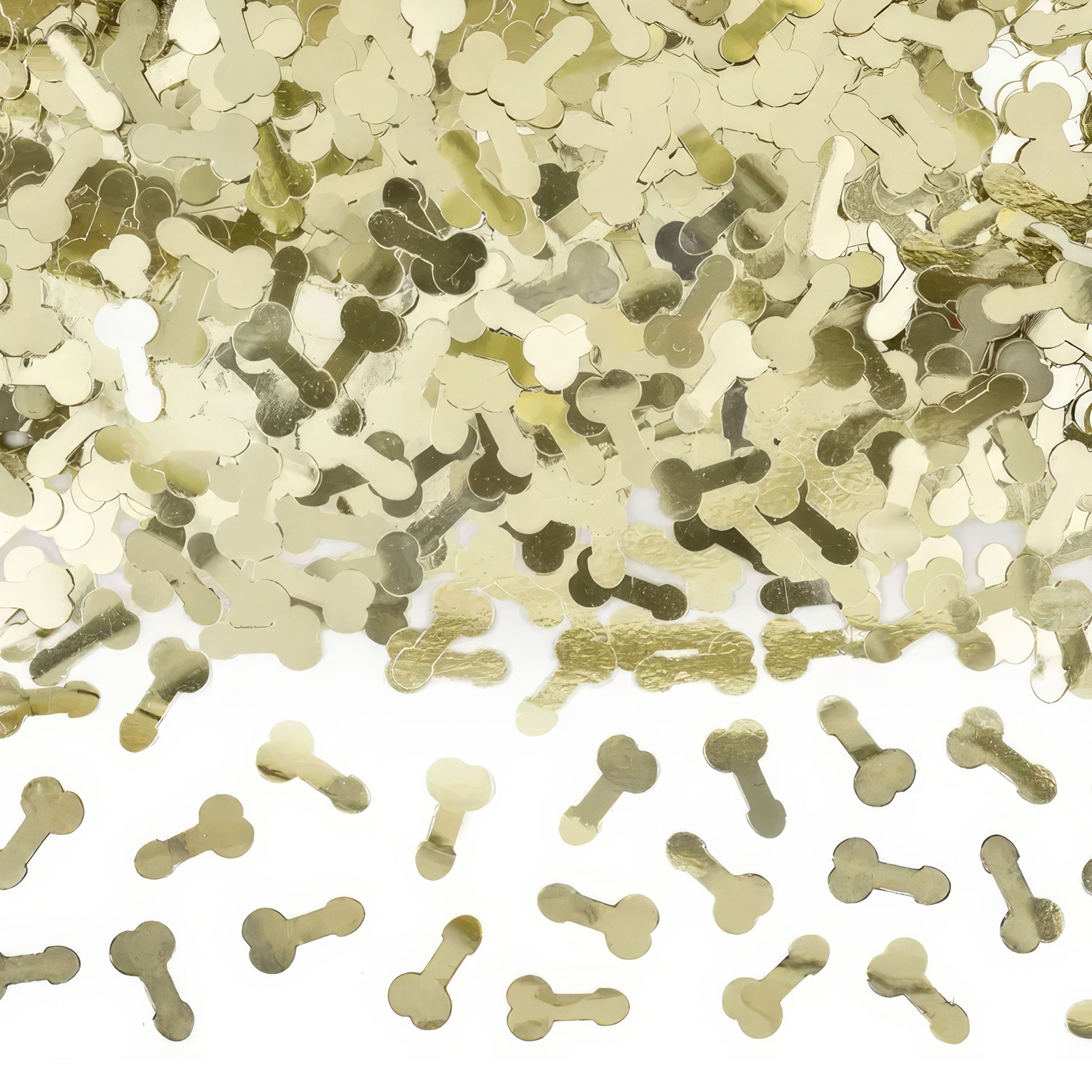 Bordskonfetti Penisar Guld - 30 gram