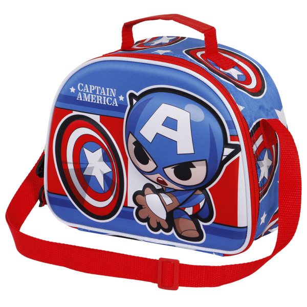Captain America 3D Lunchväska Let&apos;s Go