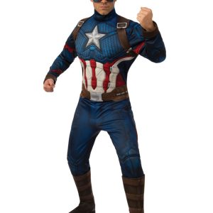 Captain America Dräkt Deluxe