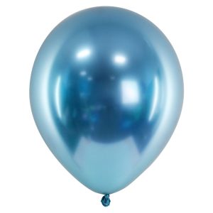 Chrome Latexballonger Blå 50-pack