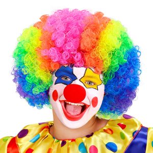 Clownperuk för Barn - One size