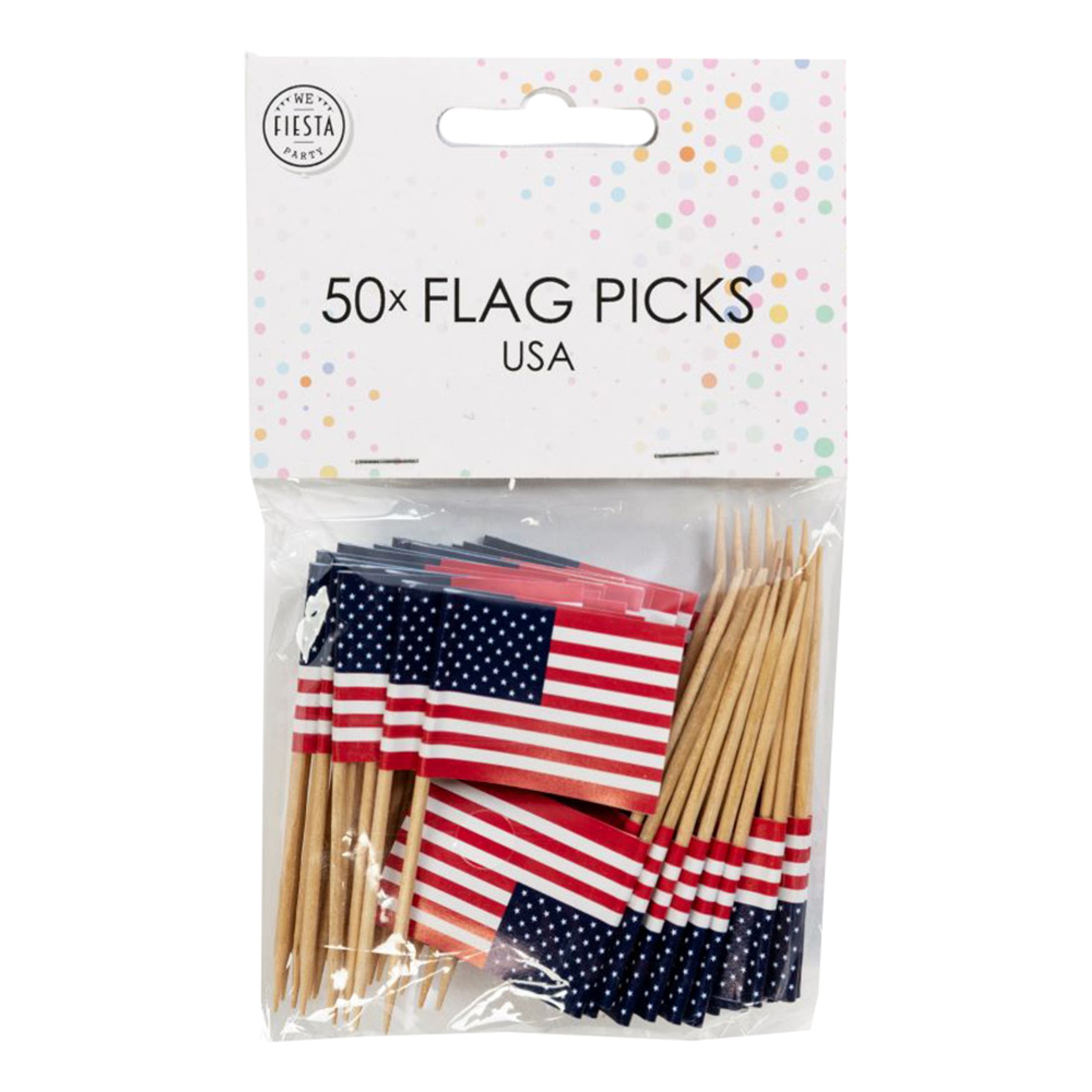 Cocktailflaggor USA - 50-pack