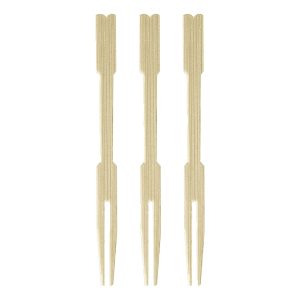 Cocktailgafflar i Bambu - 70-pack
