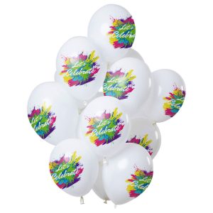 Color Splash Let&apos;s Celebrate Ballonger Latex